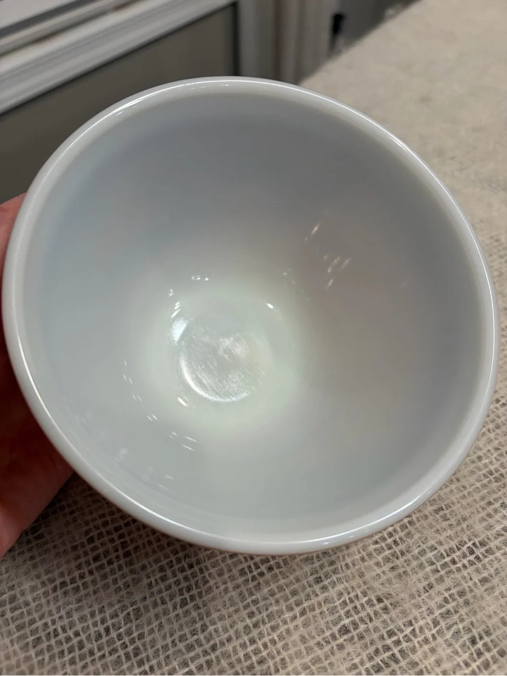 Pyrex Old Orchard vintage Small Mixing Bowl 1.5 Pint Brown Glass. Made in USA